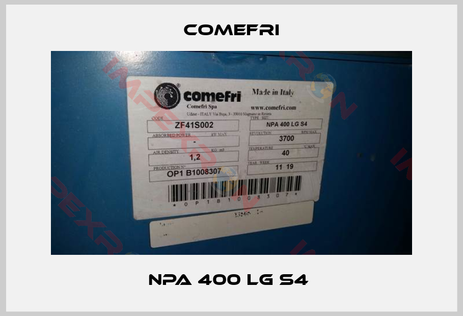 Comefri-NPA 400 LG S4 