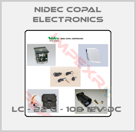 Nidec Copal Electronics-LC - 22 G - 108 12V DC 