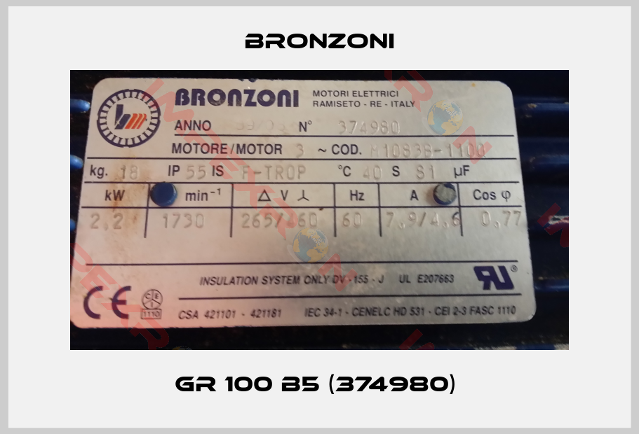 Bronzoni-GR 100 B5 (374980) 