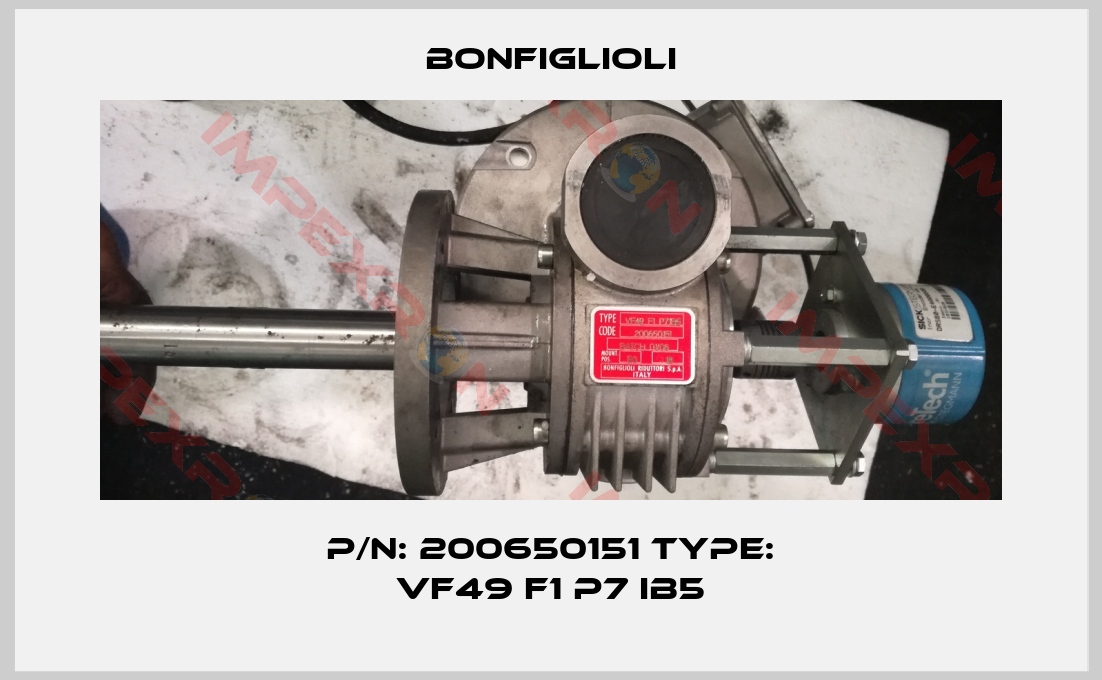 Bonfiglioli-P/N: 200650151 Type: VF49 F1 P7 IB5