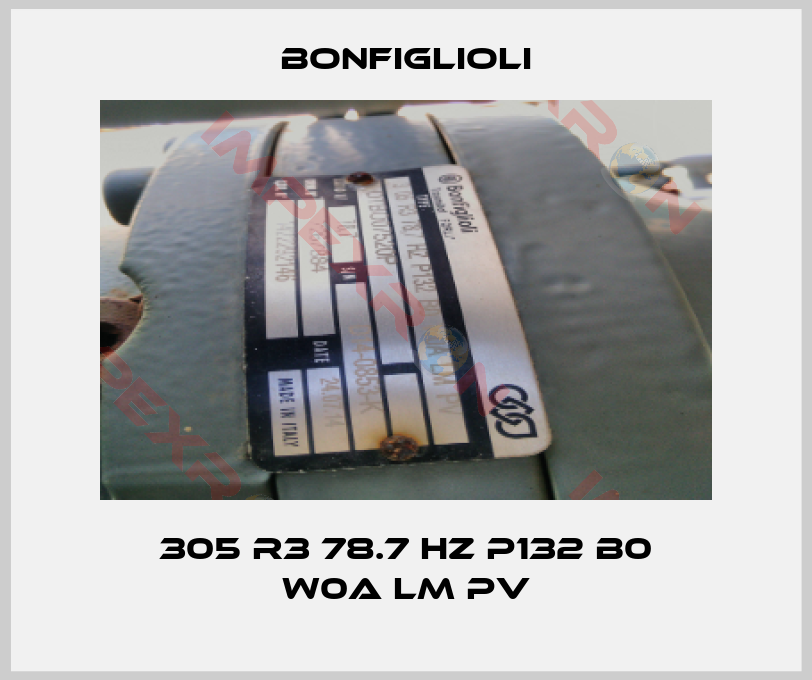 Bonfiglioli-305 R3 78.7 HZ P132 B0 W0A LM PV