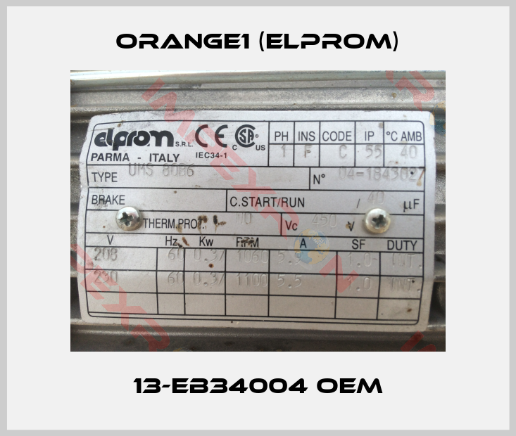 ORANGE1 (Elprom)-13-EB34004 OEM