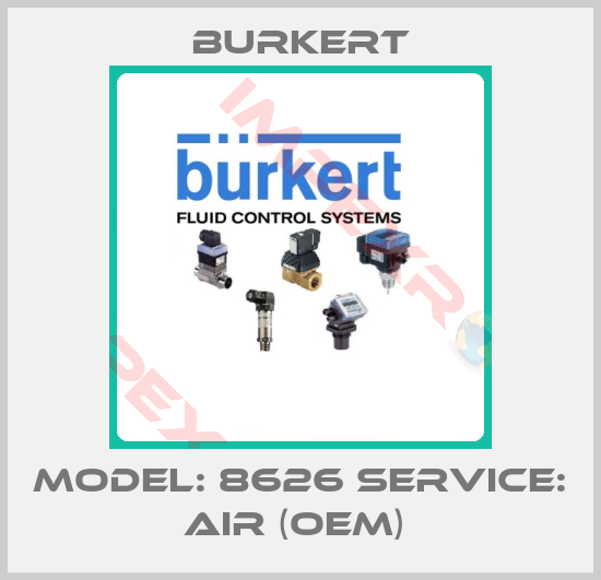 Burkert-Model: 8626 Service: Air (OEM) 