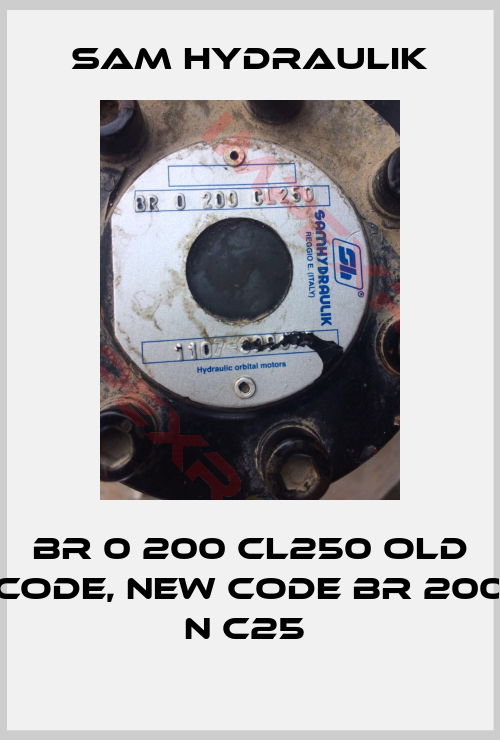 Brevini-BR 0 200 CL250 old code, new code BR 200 N C25 
