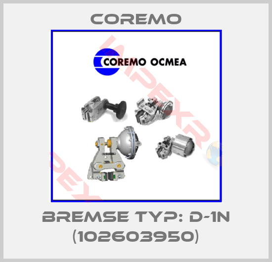 Coremo-Bremse Typ: D-1N (102603950)