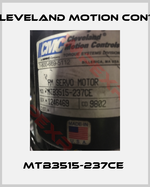 Cmc Cleveland Motion Controls-MTB3515-237CE 