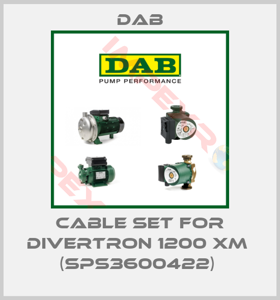 DAB-Cable Set For DIVERTRON 1200 XM  (SPS3600422) 
