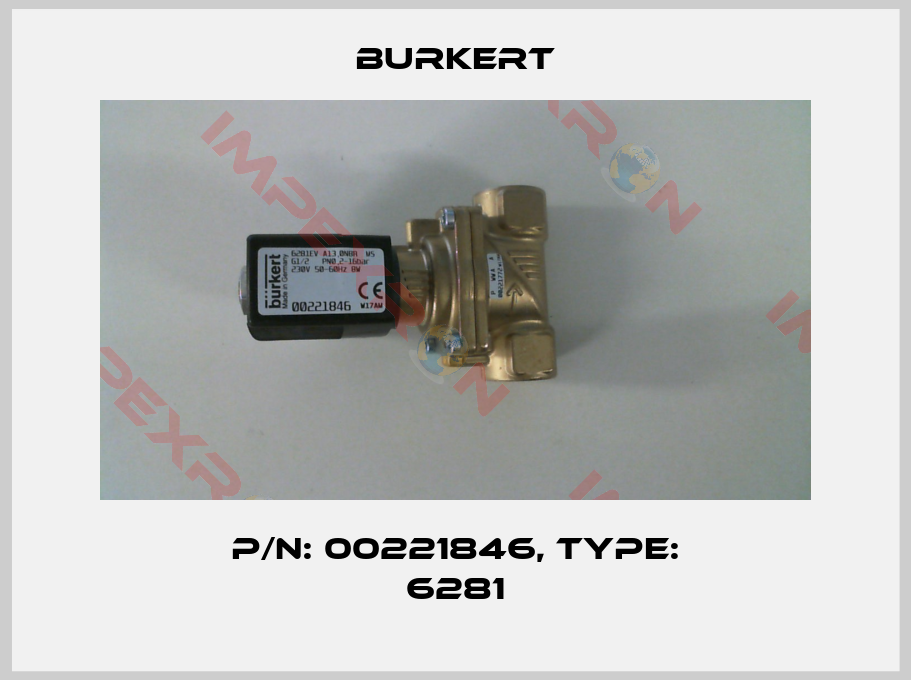 Burkert-P/N: 00221846, Type: 6281
