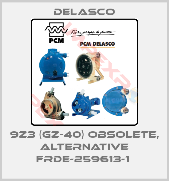 Delasco-9Z3 (GZ-40) obsolete, alternative FRDE-259613-1 