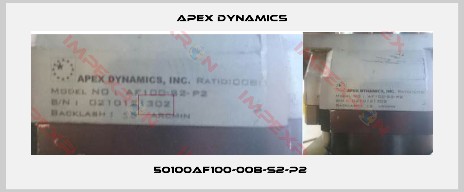 Apex Dynamics-50100AF100-008-S2-P2 