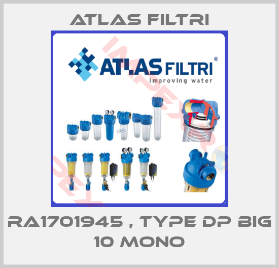 Atlas Filtri-RA1701945 , type DP BIG 10 MONO