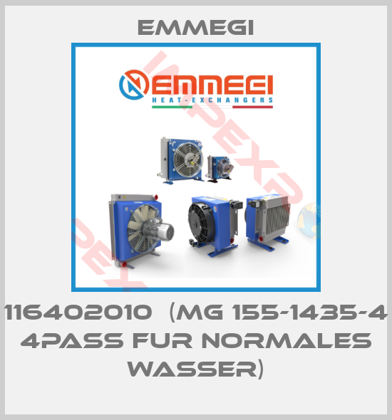 Emmegi-116402010  (MG 155-1435-4  4PASS FUR NORMALES WASSER)