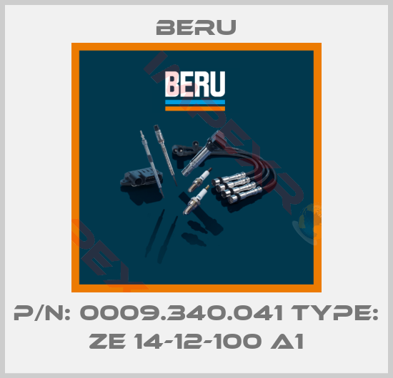 Beru-P/N: 0009.340.041 Type: ZE 14-12-100 A1