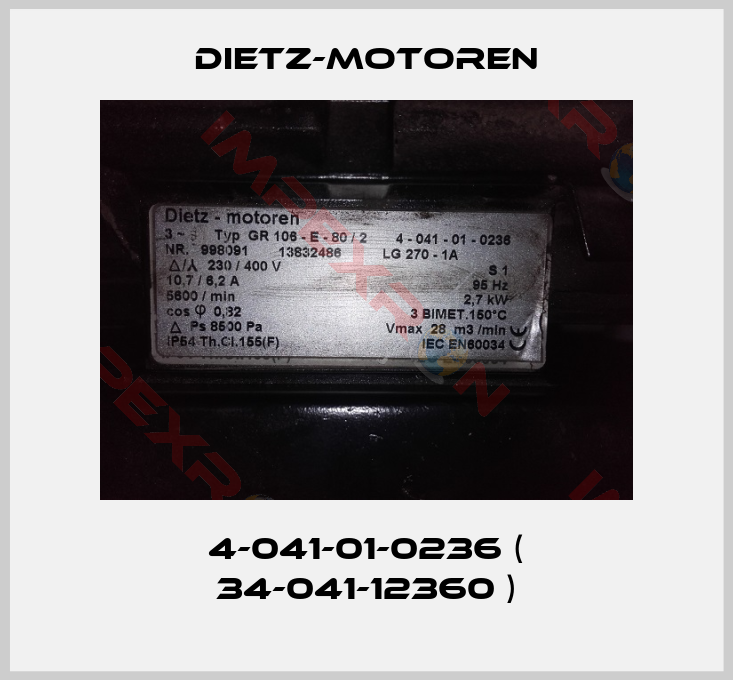 Dietz-Motoren-4-041-01-0236 ( 34-041-12360 )
