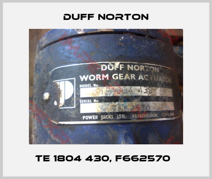 Duff Norton- TE 1804 430, F662570  