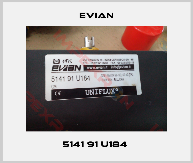 Evian-5141 91 U184 