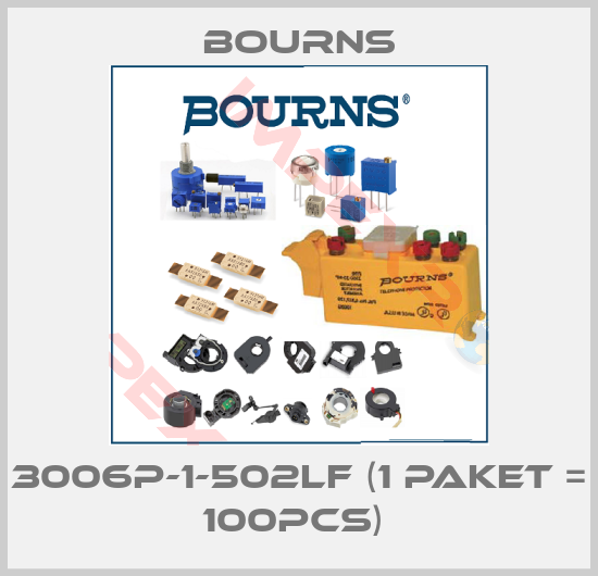 Bourns-3006P-1-502LF (1 Paket = 100pcs) 