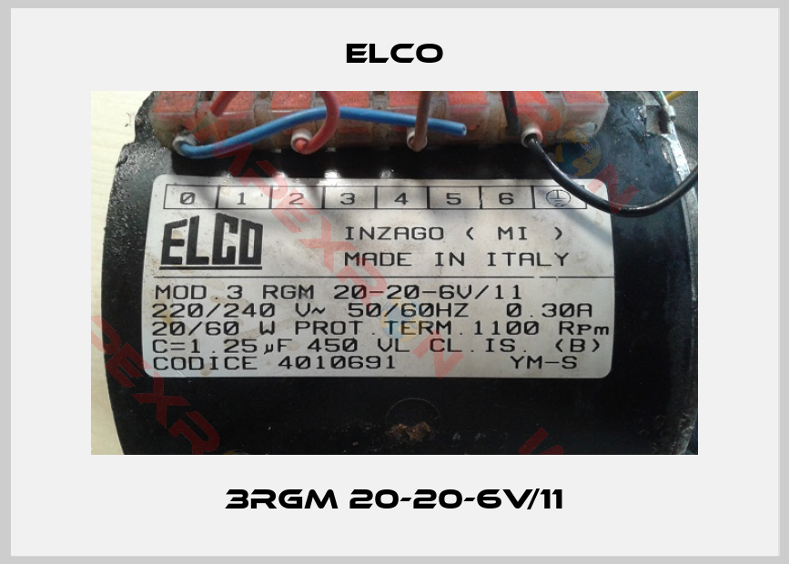 Elco-3RGM 20-20-6V/11