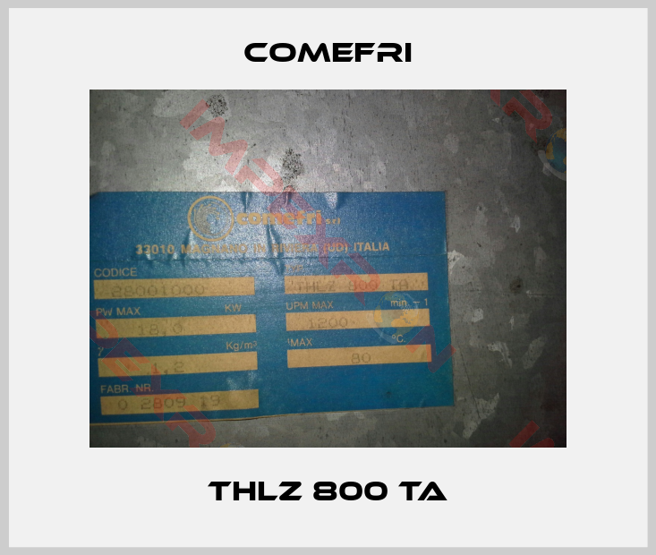 Comefri-THLZ 800 TA