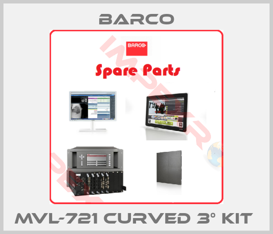 Barco-MVL-721 curved 3° kit 