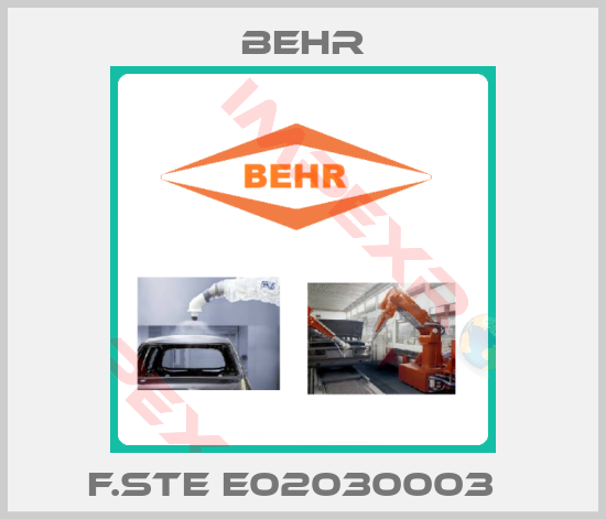 Behr-F.STE E02030003  