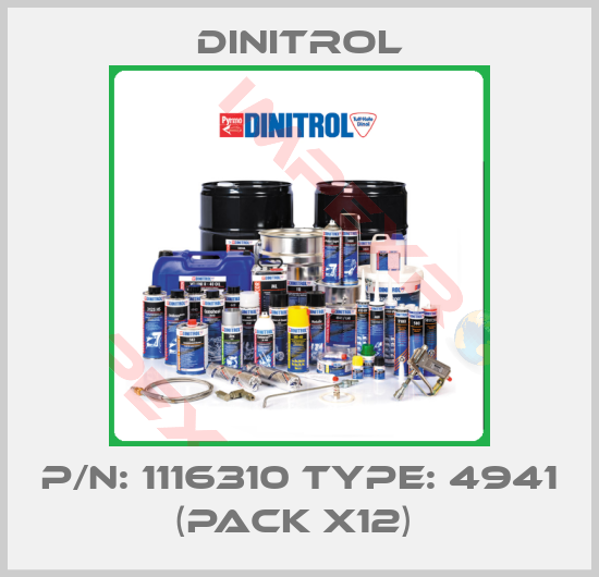 Dinitrol-P/N: 1116310 Type: 4941 (pack x12) 