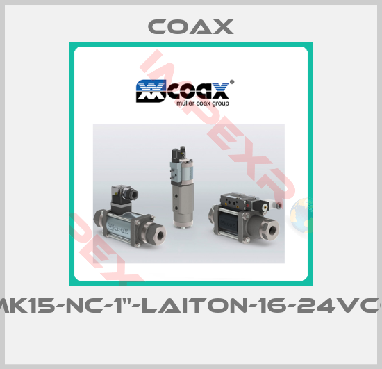 Coax-MK15-NC-1"-LAITON-16-24VCC 