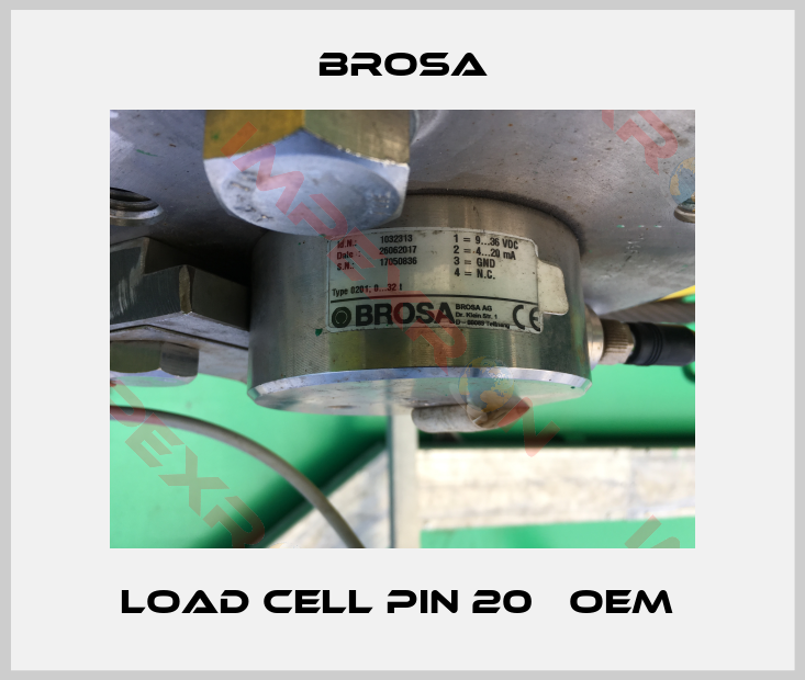Brosa-Load cell pin 20   OEM 