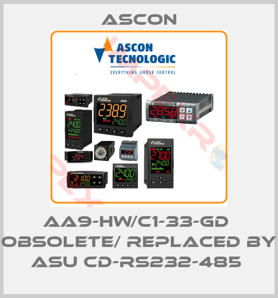 Ascon-AA9-HW/C1-33-GD  obsolete/ replaced by ASU CD-RS232-485 