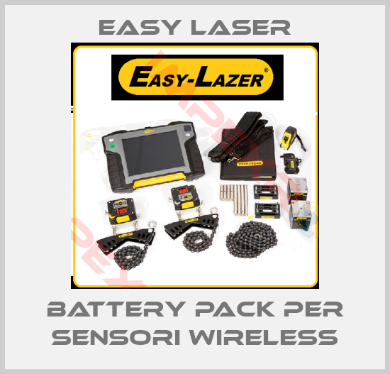 Easy Laser-Battery Pack per sensori wireless