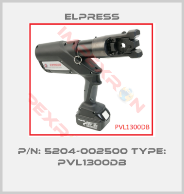 Elpress-P/N: 5204-002500 Type: PVL1300DB