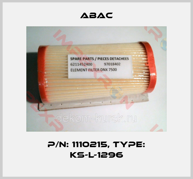 ABAC-P/N: 1110215, Type: KS-L-1296