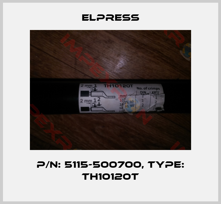 Elpress-p/n: 5115-500700, Type: TH10120T