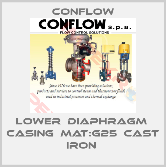 CONFLOW-LOWER  DIAPHRAGM  CASING  MAT:G25  CAST IRON 