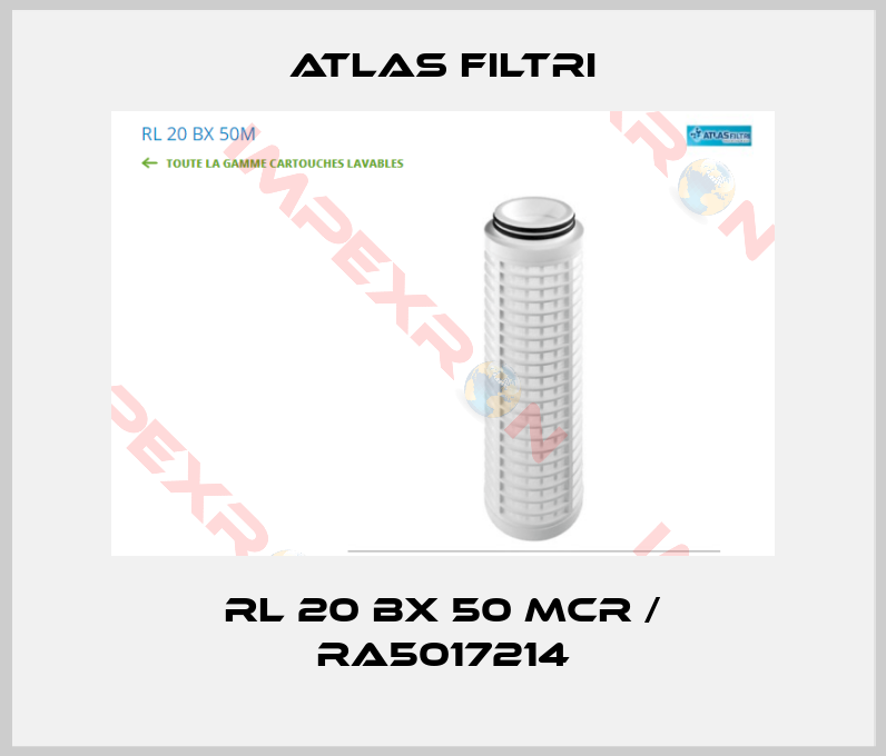 Atlas Filtri-RL 20 BX 50 mcr / RA5017214