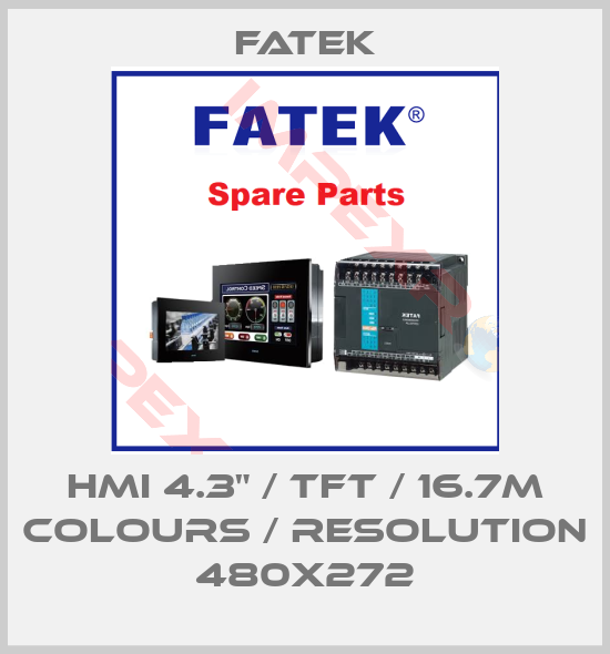 Fatek-HMI 4.3" / TFT / 16.7M COLOURS / RESOLUTION 480x272
