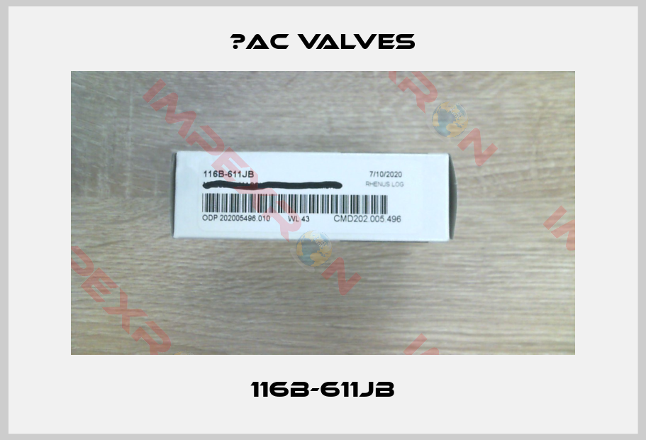 МAC Valves-116B-611JB