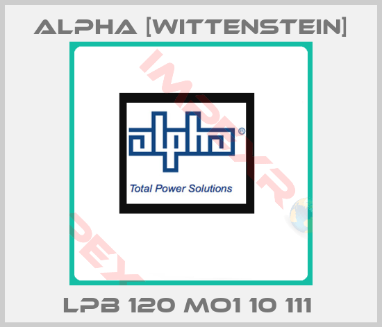 Alpha [Wittenstein]-LPB 120 MO1 10 111 