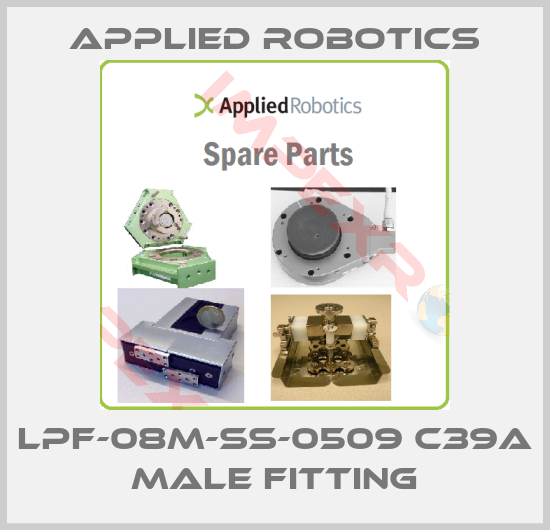 Applied Robotics-LPF-08M-SS-0509 C39A MALE FITTING