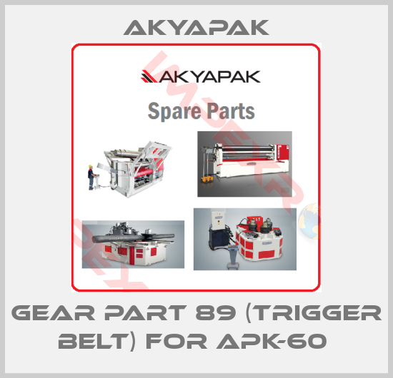 Akyapak-Gear part 89 (Trigger belt) for APK-60 