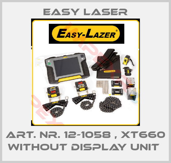 Easy Laser-Art. Nr. 12-1058 , XT660 without Display unit 