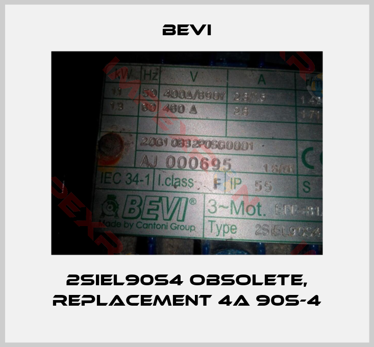 Bevi-2SIEL90S4 obsolete, replacement 4A 90S-4