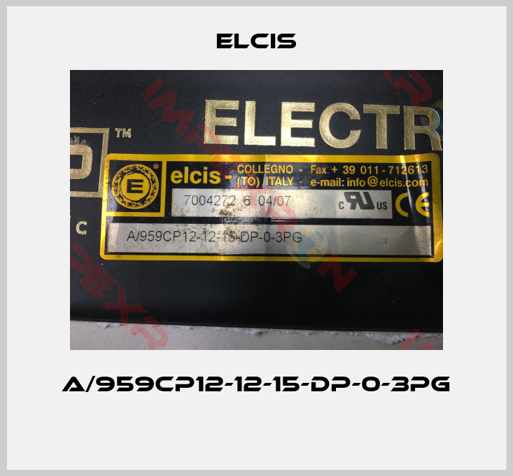 Elcis-A/959CP12-12-15-DP-0-3PG  
