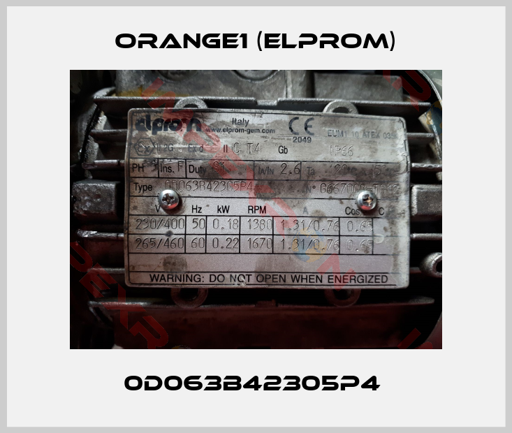 ORANGE1 (Elprom)-0D063B42305P4 