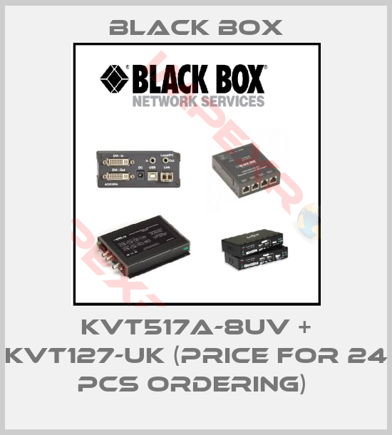 Black Box-KVT517A-8UV + KVT127-UK (price for 24 pcs ordering) 