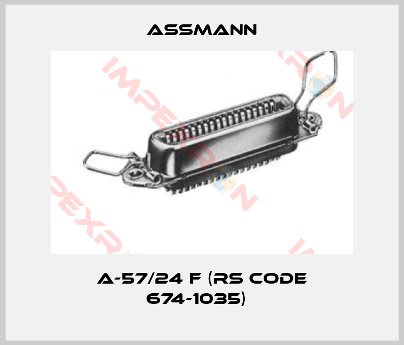 Assmann-A-57/24 F (RS code 674-1035)  