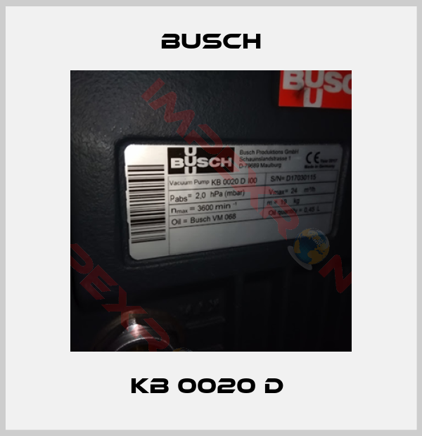 Busch-KB 0020 D 