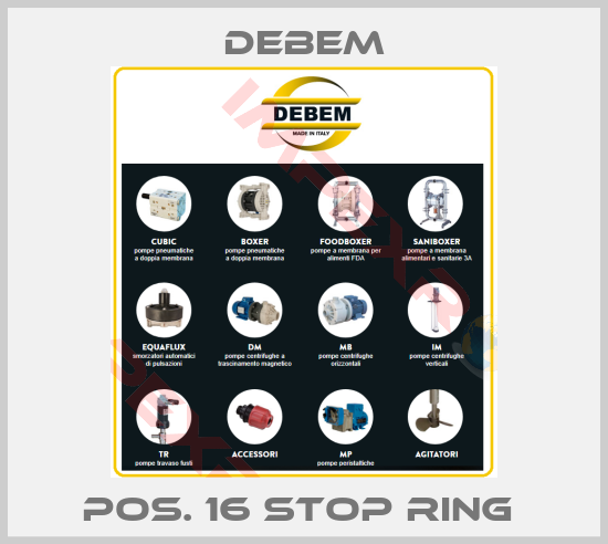 Debem-Pos. 16 STOP RING 