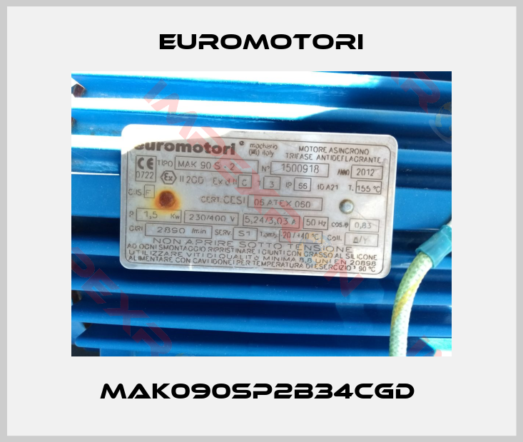 Euromotori-MAK090SP2B34CGD 