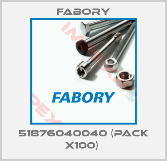 Fabory-51876040040 (pack x100) 